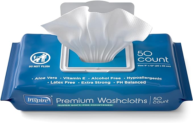 Disposable Adult Washcloths
